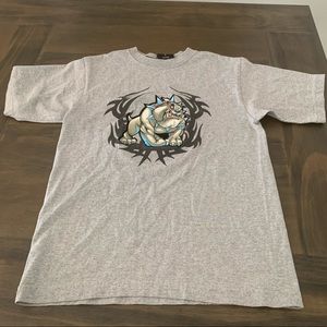 Vintage JNCO Jeans bulldog shirt large